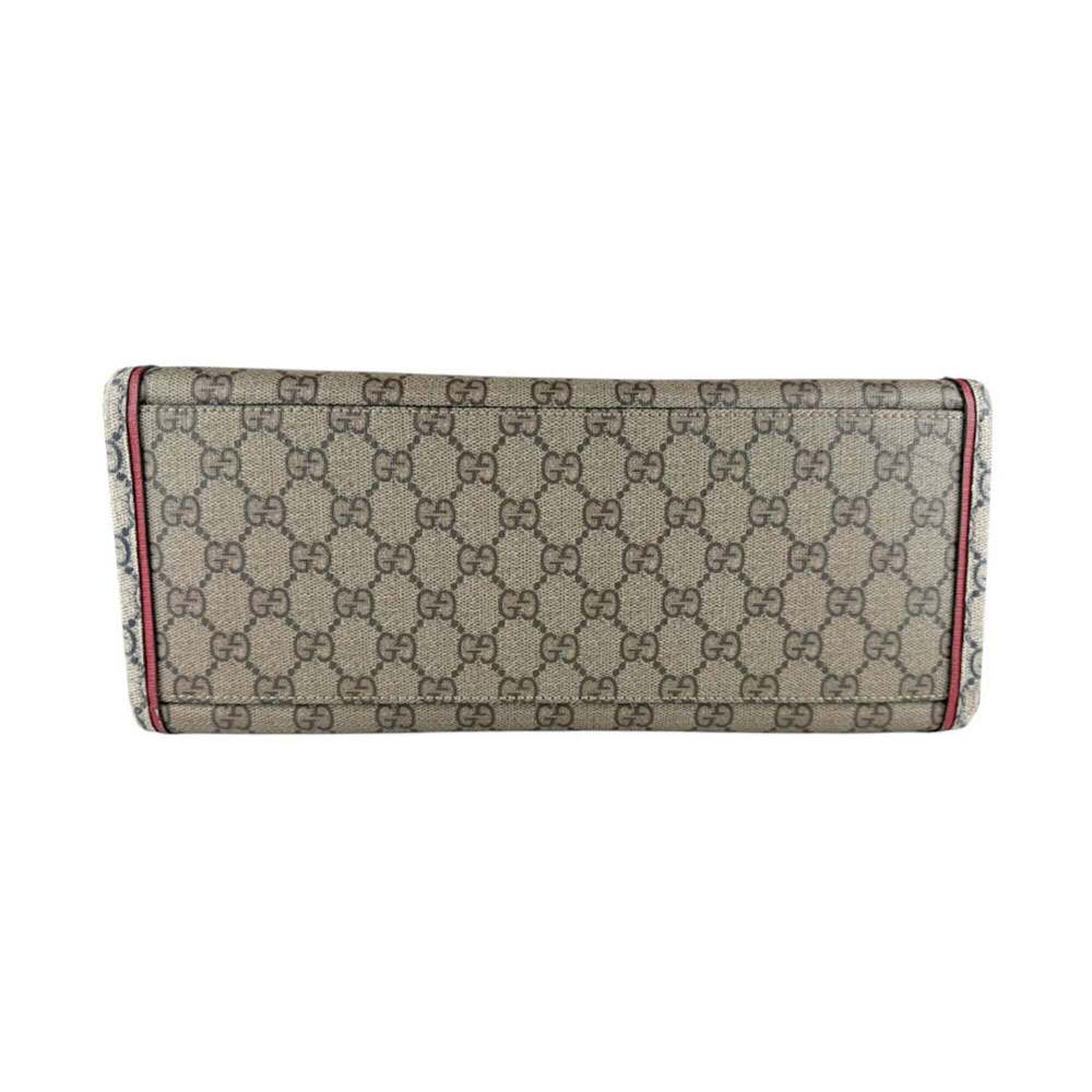 GUCCI Brown Canvas Shoulder Bag - Picture 4 of 13